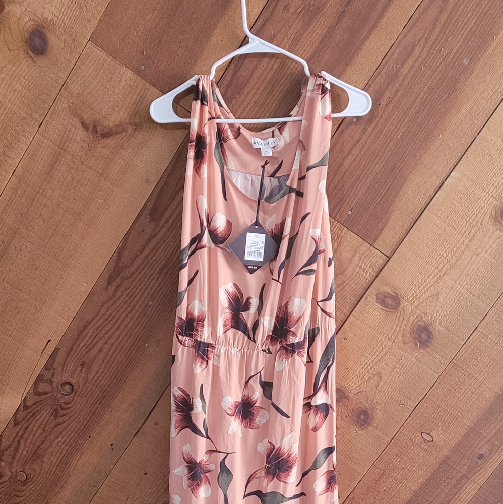 Pink Floral Dress
